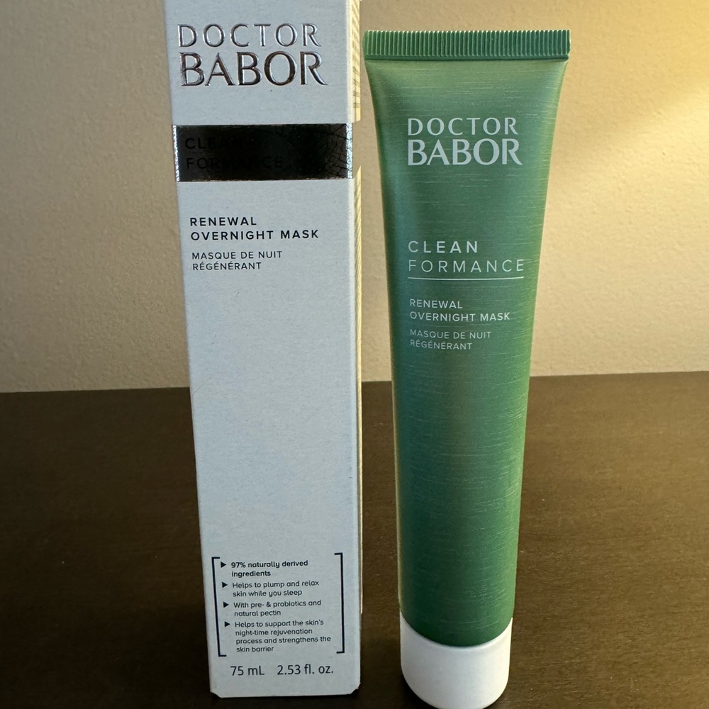 Doctor Babor Clean Formance Renewal Overnight Mask 75 ml Full Size NIB.